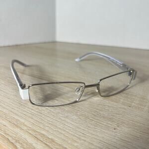 Just Cavalli JC6144 Col.016 Eyeglasses Silver White Excellent Cond 52-16-135